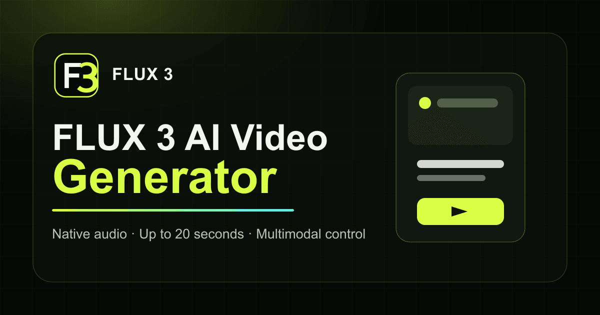 FLUX 3 vs Seedance 2: Audio, Length & Workflow